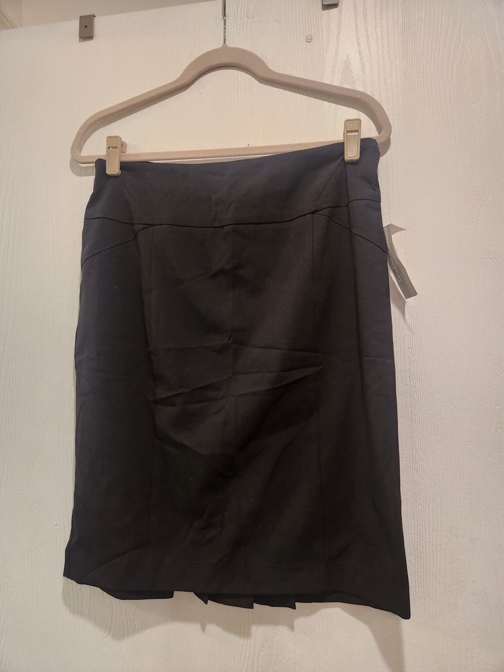 NY Collection Black Pencil Skirt